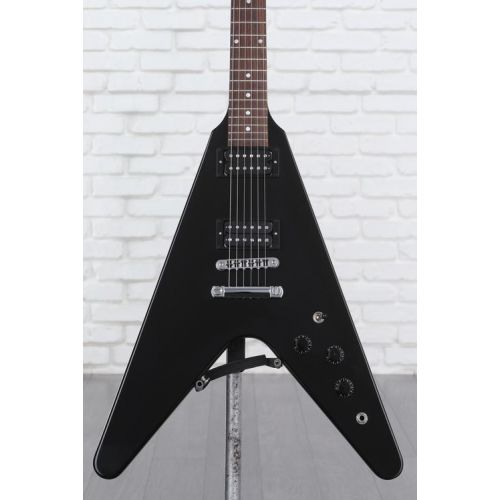  Gibson 80s Flying V Solidbody Electric Guitar - Ebony