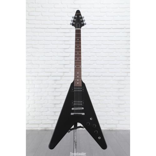  Gibson 80s Flying V Solidbody Electric Guitar - Ebony