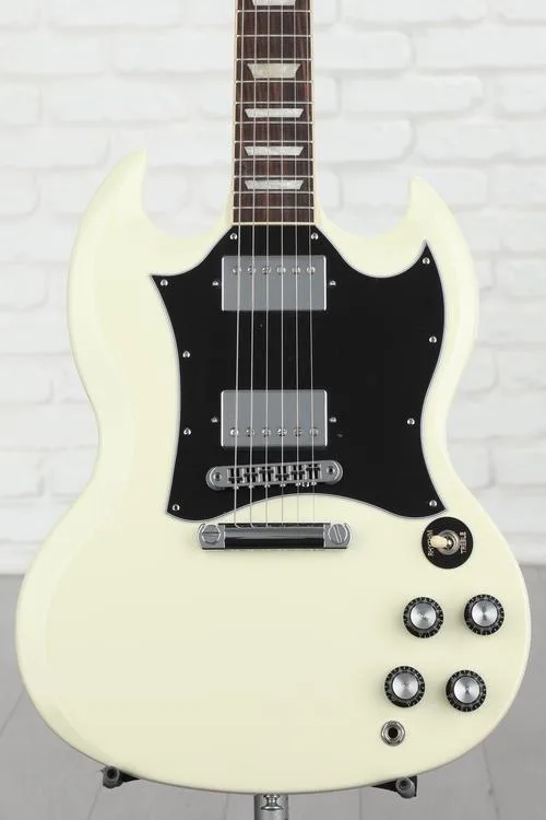 Gibson SG Standard Electric Guitar - Classic White Demo