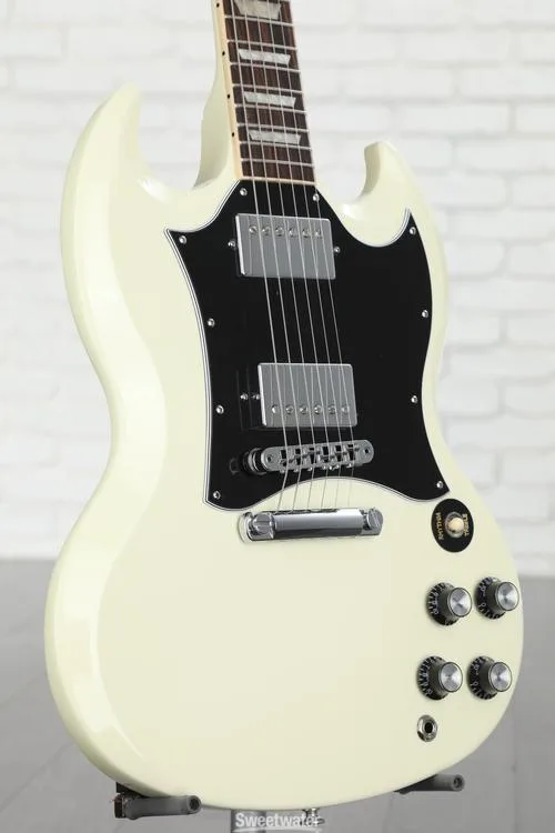  Gibson SG Standard Electric Guitar - Classic White Demo
