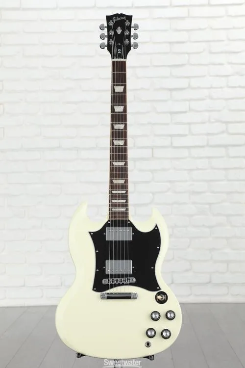  Gibson SG Standard Electric Guitar - Classic White Demo