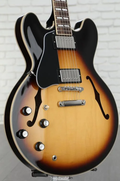  Gibson ES-345 Left-handed Semi-Hollow Electric Guitar - Vintage Burst Demo