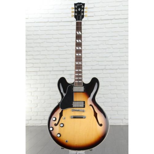  Gibson ES-345 Left-handed Semi-Hollow Electric Guitar - Vintage Burst Demo