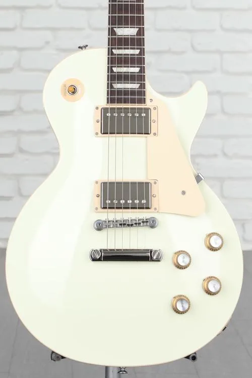 Gibson Les Paul Standard '60s Plain Top Electric Guitar - Classic White Demo