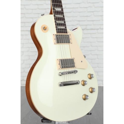  Gibson Les Paul Standard '60s Plain Top Electric Guitar - Classic White Demo