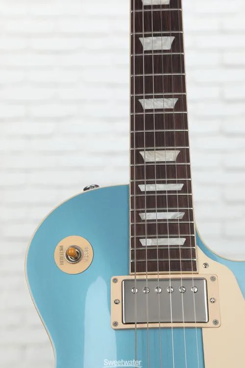  Gibson Les Paul Standard '50s Plain Top Electric Guitar - Pelham Blue Demo