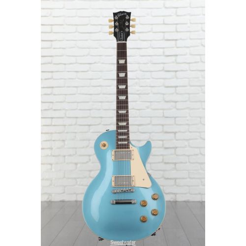  Gibson Les Paul Standard '50s Plain Top Electric Guitar - Pelham Blue Demo