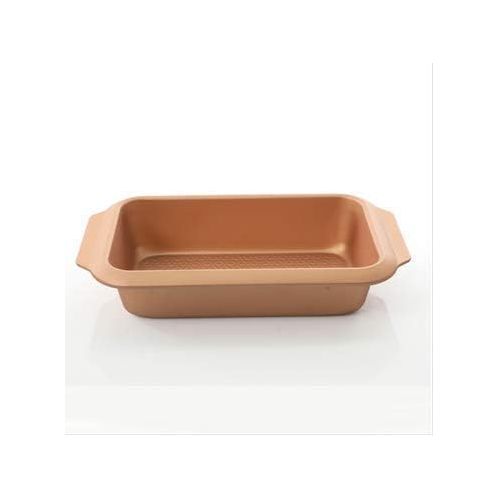  Gibson Country Kitchen 4 pc Embossed Nonstick Bakeware Set, 4-Piece, Copper