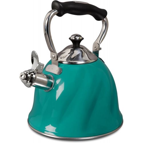  [아마존베스트]Gibson Alderton Tea kettle, 2.3 Quarts, Green