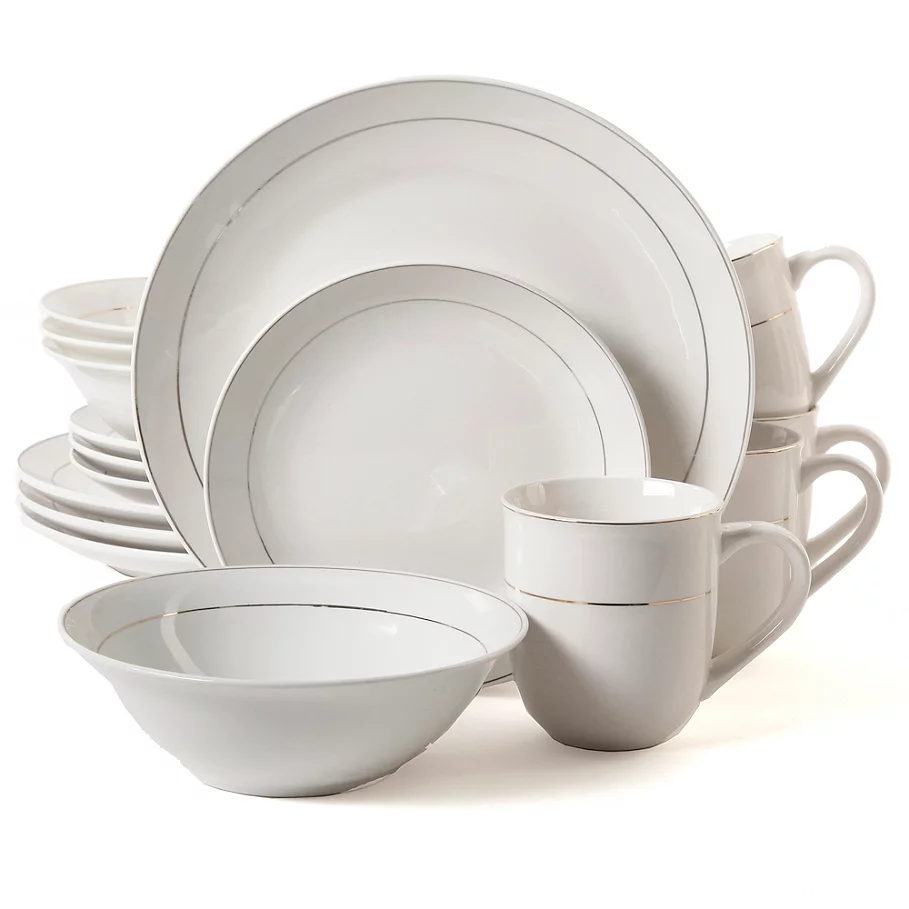 Gibson Home Gold Home 16-Piece Dinnerware Set