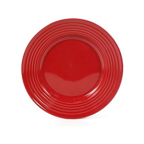  [아마존베스트]Gibson Home Plaza Cafe 12 Pc Red Dinnerware Set, 1