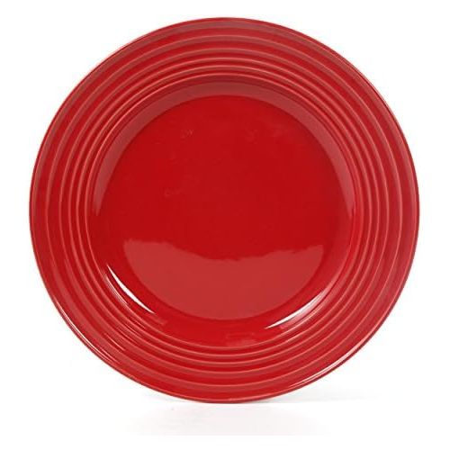  [아마존베스트]Gibson Home Plaza Cafe 12 Pc Red Dinnerware Set, 1