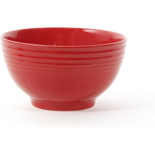  [아마존베스트]Gibson Home Plaza Cafe 12 Pc Red Dinnerware Set, 1