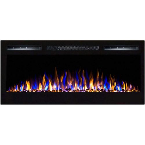  Gibson Living Room Decor Madison 36 Pebbles Recessed Wall Mounted Electric Fireplace