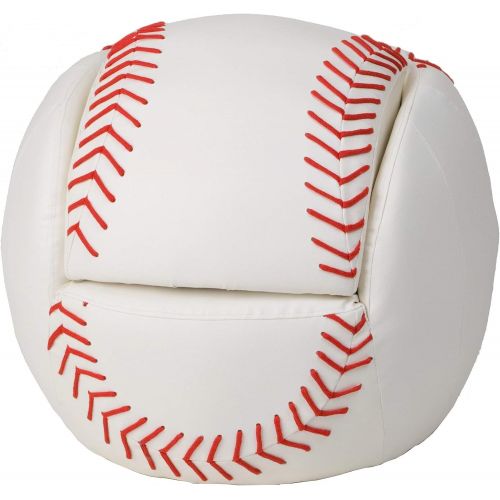  Gift Mark Chair and Ottoman, Baseball