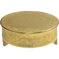 GiftBay Gold Wedding Cake Stand Round 20