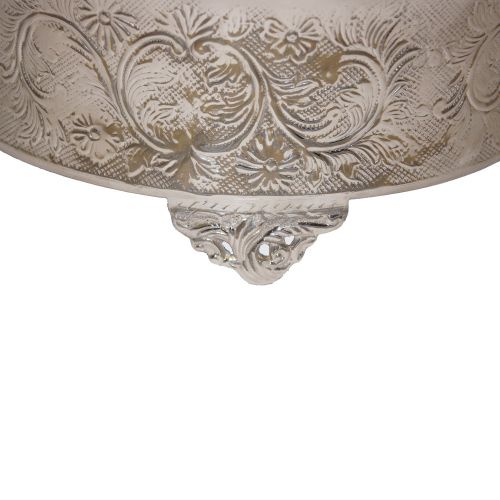  GiftBay Creations GiftBay Wedding Cake Stand 14 Round Silver Finish