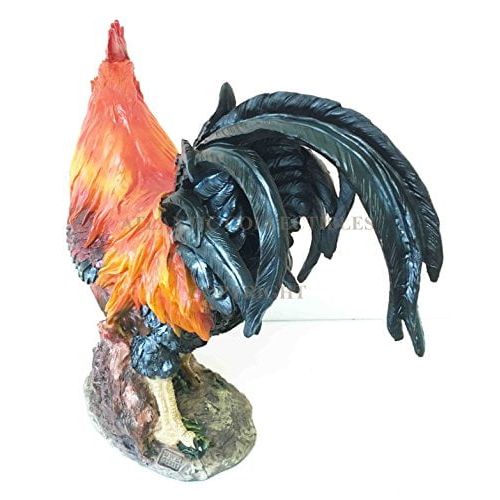  Gifts & Decor Rural Country Farmland Morning Crow Alpha Rooster Figurine Large Statue Home Decor Sculpture Great Gift For Farm Owners Nature Lovers And Chicken Fans