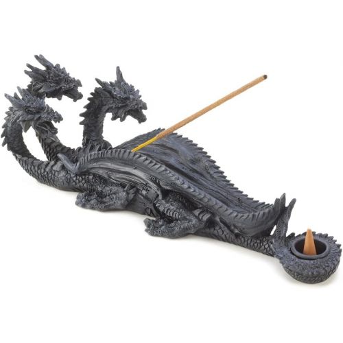  인센스스틱 Zingz & Thingz Gothic Triple Dragon Incense Burner Figurine