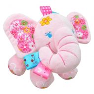 Gifts Are Blue Cute Plush Lullaby Musical Elephant for Baby (Pink)