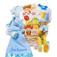 Gifts to Impress Little Cowboy | Personalized Baby Boy Gift Basket