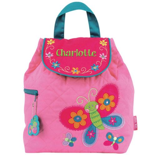  GiftsForYouNow Quilted Butterfly Personalized Backpack