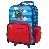 GiftsForYouNow Personalized Kids Rolling Luggage (Airplane)