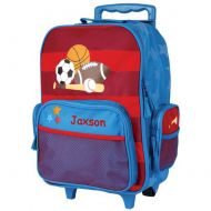 GiftsForYouNow Personalized Kids Rolling Luggage (Airplane)