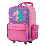 GiftsForYouNow 2-Wheel Personalized Unicorn Rolling Luggage Bag, 14.5 x 18