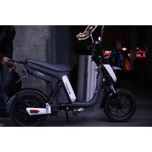  GigaByke Groove 750 Watt Motorized E-Bike - Street Legal Electric Moped with Pedals (2018 Enhanced V2 Version)