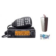 GigaParts Bundle - 3 Items - Icom IC-2300H 65W 2M Mobile Radio with 20oz Etched Stainless Steel Icom Tumbler and HAM Guides Quick Reference Card