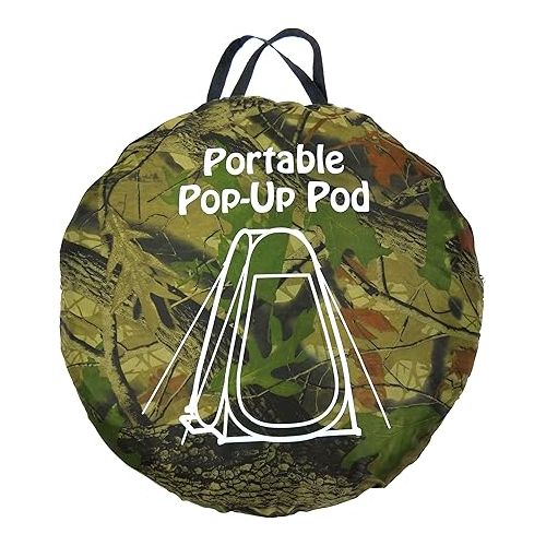  GigaTent Pop Up Pod Changing Room Privacy Tent - Instant Portable Outdoor Shower Tent, Dance Changing Tent Camp Toilet, Rain Shelter for Camping & Beach - Lightweight & Sturdy, Easy Set Up, Foldable