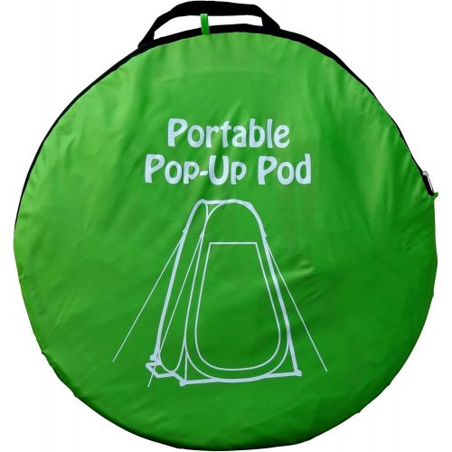  GigaTent Pop Up Pod Changing Room Privacy Tent ? Instant Portable Outdoor Shower Tent, Camp Toilet, Rain Shelter for Camping & Beach ? Lightweight & Sturdy, Easy Set Up, Foldable -