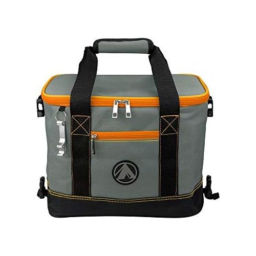  GigaTent Insulated Collapsible Cooler ? Soft Lunch Box with Bottle Opener for Camping, Beach and Travel ? Lightweight and Tear Resistant Fabric (Small - 12 W, 9 H, 8 D, Orange)