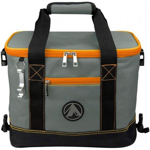  GigaTent Insulated Collapsible Cooler ? Soft Lunch Box with Bottle Opener for Camping, Beach and Travel ? Lightweight and Tear Resistant Fabric (Small - 12 W, 9 H, 8 D, Orange)