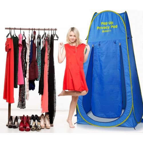  GigaTent Tall ‘N’ Big Pop Up Pod Changing Room Privacy Tent ? Instant Portable Outdoor Shower Tent, Camp Toilet, Rain Shelter for Camping & Beach ? Lightweight & Sturdy, Easy Set U