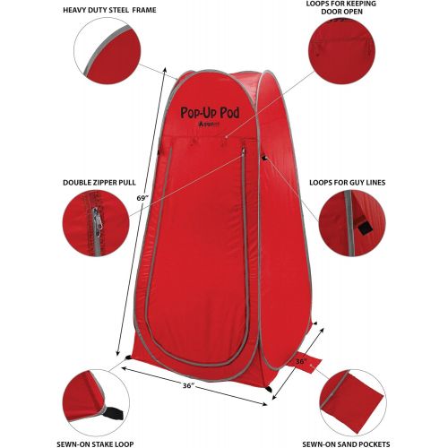  GigaTent Portable Pop Up Pod Changing Tent Room + Carrying Bag