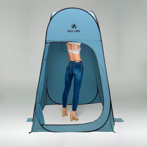  GigaTent Tall ‘N’ Big Pop Up Pod Changing Room Privacy Tent ? Instant Portable Outdoor Shower Tent, Camp Toilet, Rain Shelter for Camping & Beach ? Lightweight & Sturdy, Easy Set U