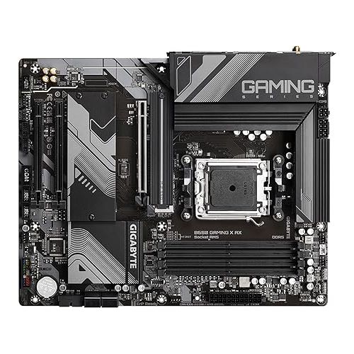 기가바이트 GIGABYTE B650 Gaming X AX (AM5/ LGA 1718/ AMD/ B650/ ATX/ 5-Year Warranty/ DDR5/ PCIe 4.0 M.2/ PCIe 4.0/ USB 3.2 Gen2x2 Type-C/AMD Wi-Fi 6E/ Realtek 2.5GbE LAN/Motherboard)