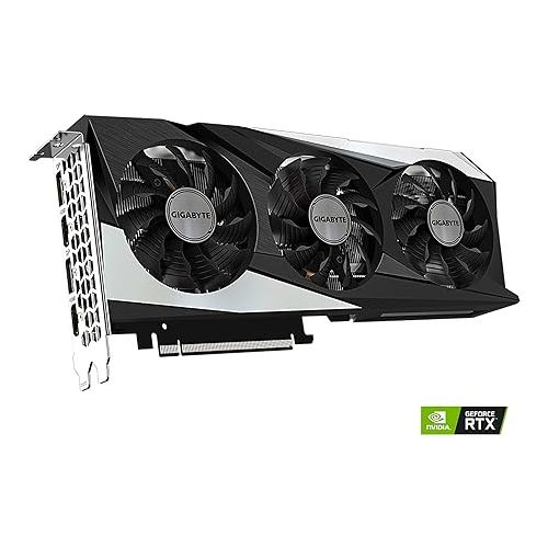 기가바이트 GIGABYTE GeForce RTX 3060 Gaming OC 12G (REV2.0) Graphics Card, 3X WINDFORCE Fans, 12GB 192-bit GDDR6, GV-N3060GAMING OC-12GD Video Card