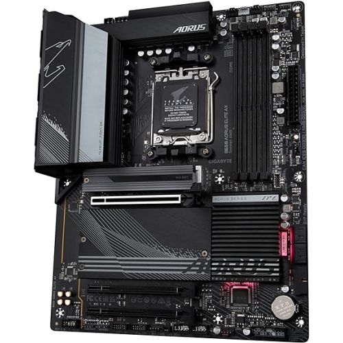 기가바이트 GIGABYTE B650 AORUS Elite AX AMD B650 ATX Motherboard with DDR5, PCIe 5.0, WiFi 6E, 5-Year Warranty