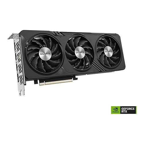 기가바이트 GIGABYTE GeForce RTX 4060 Gaming OC 8G Graphics Card, 3X WINDFORCE Fans, 8GB 128-bit GDDR6, GV-N4060GAMING OC-8GD Video Card