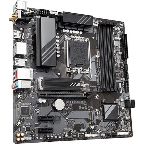 기가바이트 GIGABYTE B760M DS3H AX (LGA 1700/ Intel/ B760/ M-ATX/ DDR5/ 2* M.2/ PCIe 4.0/ USB 3.2 Gen 2 Type-C/WiFi 6E/ 2.5GbE LAN/Q-Flash Plus/PCIe EZ-Latch/Motherboard)