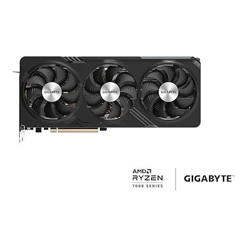 기가바이트 GIGABYTE Radeon RX 7700 XT Gaming OC 12G Graphics Card, 3X WINDFORCE Fans 12GB 192-bit GDDR6, GV-R77XTGAMING OC-12GD Video Card