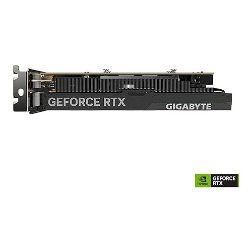 기가바이트 GIGABYTE GeForce RTX 4060 OC Low Profile 8G Graphics Card, 3X WINDFORCE Fans, 8GB 128-bit GDDR6, GV-N4060OC-8GL Video Card