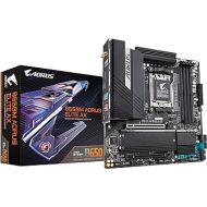 GIGABYTE B650M AORUS Elite AX (AM5/ LGA 1718/ AMD B650/ Micro-ATX/ 5-Year Warranty/ DDR5/ 2* M.2/ PCIe 5.0/ USB 3.2 Gen2X2 Type-C/Intel 2.5GbE LAN/Q-Flash Plus/EZ-Latch/Gaming Motherboard)