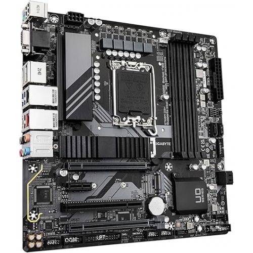 기가바이트 GIGABYTE B760M D3H (LGA 1700/ Intel/ B760/ Micro ATX/ DDR5/ Dual M.2/ PCIe 4.0/ USB 3.2 Gen 2 Type-C/Intel 2.5GbE LAN/Q-Flash Plus/PCIe EZ-Latch/Motherboard)