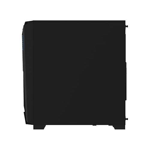 기가바이트 GIGABYTE C301 Glass - Black Mid Tower PC Gaming Case, Tempered Glass, USB Type-C, 4X ARBG Fans Included (GB-C301G)