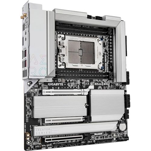 기가바이트 GIGABYTE TRX50 AERO D (sTR5/ AMD/ TRX50/ E-ATX/ DDR5/ PCIe 5.0 M.2/ PCIe 5.0/ USB4 Type-C/Wi-Fi 7/ Marvell 10GbE/ Motherboard)
