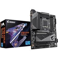 GIGABYTE B760 AORUS Elite AX (LGA 1700/ Intel/ B760/ ATX/ DDR5/ Triple M.2/ PCIe 4.0/ USB 3.2 Gen2X2 Type-C/WiFi 6E/ 2.5GbE LAN/Q-Flash Plus/PCIe EZ-Latch/Gaming Motherboard)